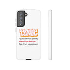 Tough Cases iPhone Case, Inspirational Phone Cover, Motivational Case, Self-Trust Gift, Unique Phone Accessory