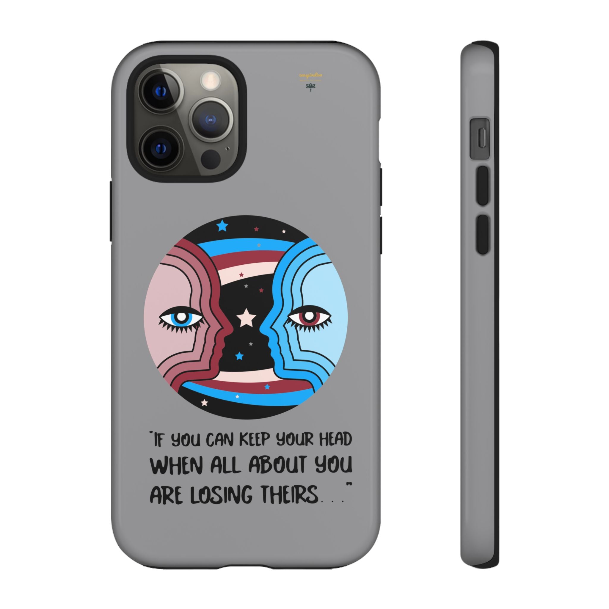 Inspirational Phone Case, Quote Phone Cover, Tough Phone Case, Motivational Cell Phone Accessory, Gift for Friends