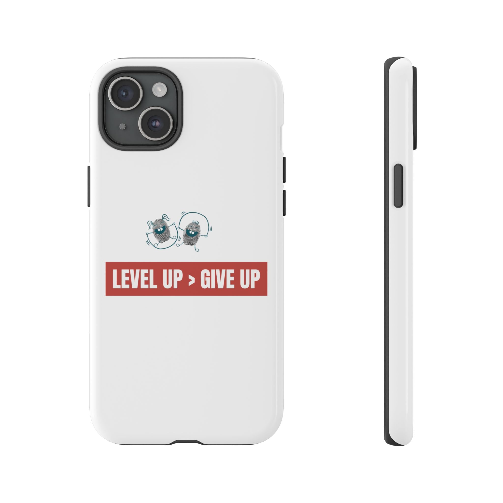 Tough Cases Phone Case, Motivational Gift for Gamers, Fitness Enthusiasts, Level Up Themed, Unique Phone Accessories, Work Hard Play Hard