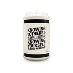 Wisdom Scented Candle | Motivational Home Decor | Birthday Gift | Self-Care | Mindfulness | Relaxation