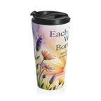 Motivational Stainless Steel Travel Mug, Inspirational Quote