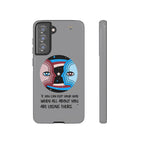 Inspirational Phone Case, Quote Phone Cover, Tough Phone Case, Motivational Cell Phone Accessory, Gift for Friends