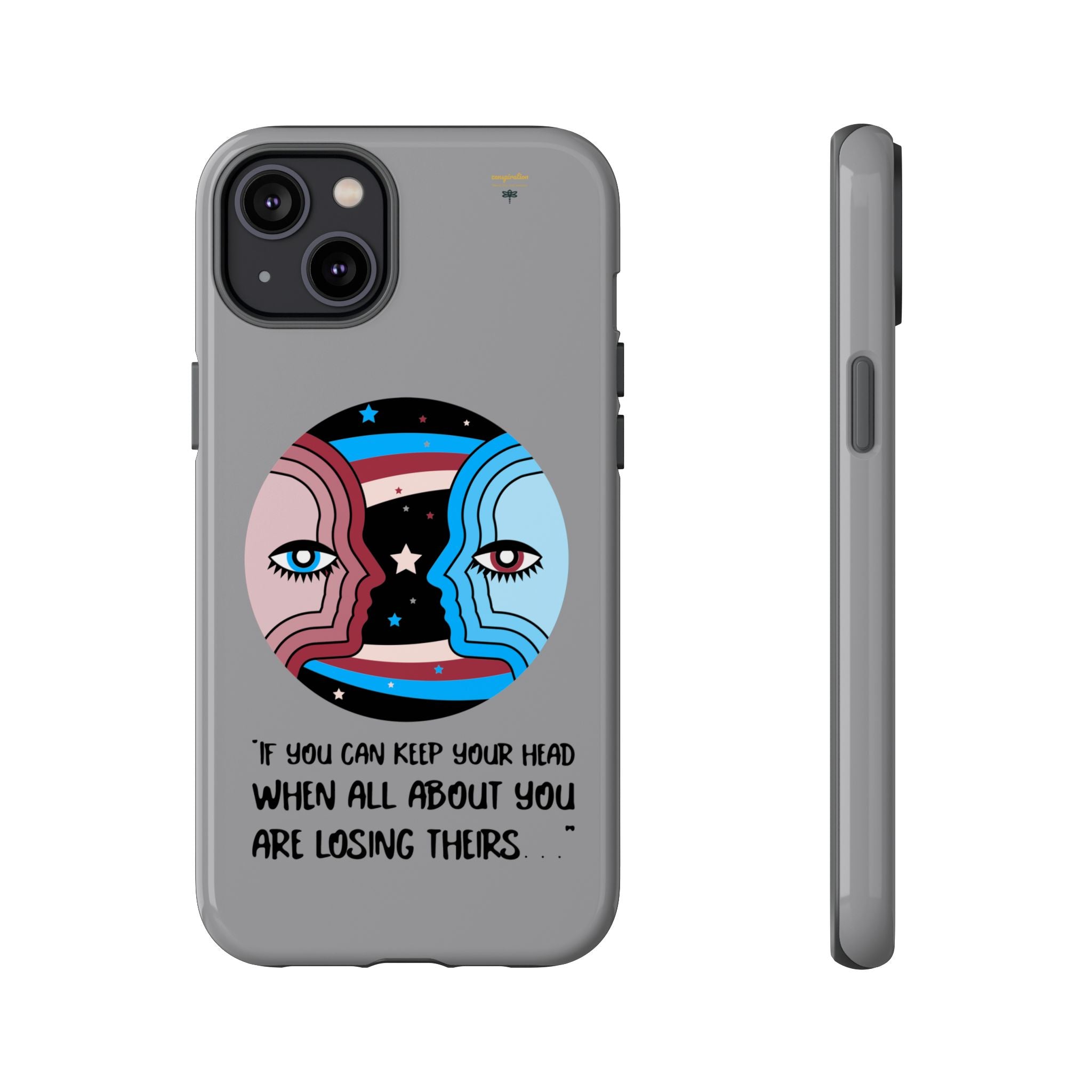 Inspirational Phone Case, Quote Phone Cover, Tough Phone Case, Motivational Cell Phone Accessory, Gift for Friends