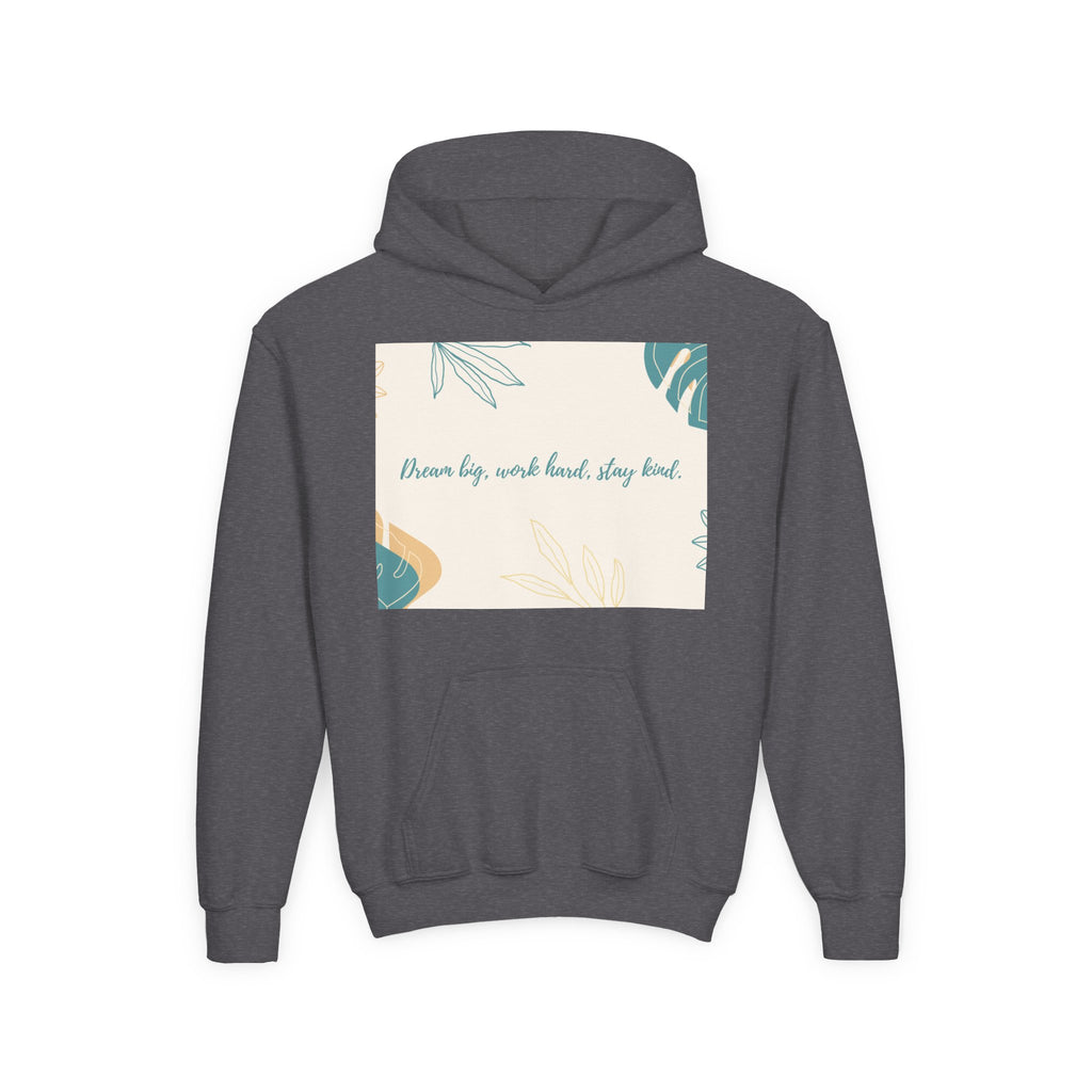 Inspiring Youth Hoodie - Dream Big, Work Hard, Stay Kind, Motivational Sweatshirt for Teens, Gift for Graduates, Inspirational [...]