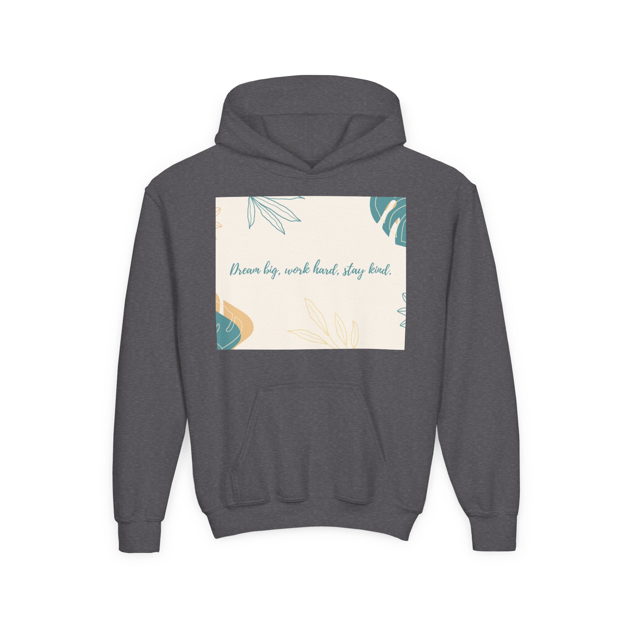 Inspiring Youth Hoodie - Dream Big, Work Hard, Stay Kind, Motivational Sweatshirt for Teens, Gift for Graduates, Inspirational [...]