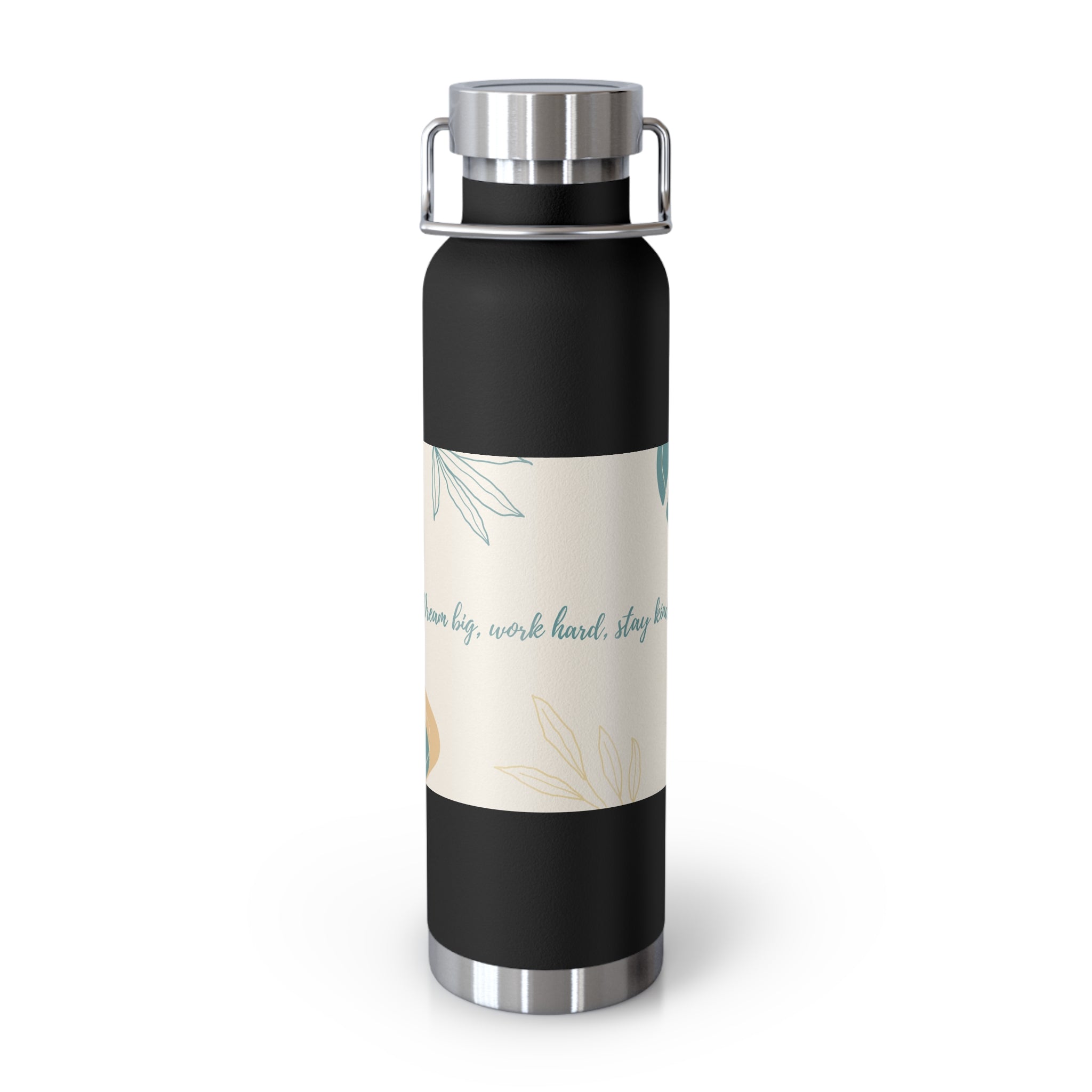 Inspirational Copper Vacuum Insulated Bottle, 22oz