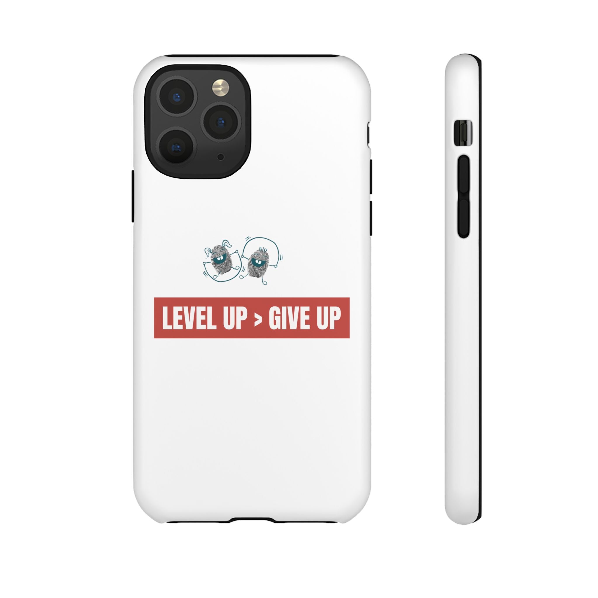 Tough Cases Phone Case, Motivational Gift for Gamers, Fitness Enthusiasts, Level Up Themed, Unique Phone Accessories, Work Hard Play Hard