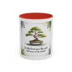 Motivational Coffee Mug, Inspirational Server Gift, Cozy Home Decor, Office Cup, Nature-Themed Beverage Holder