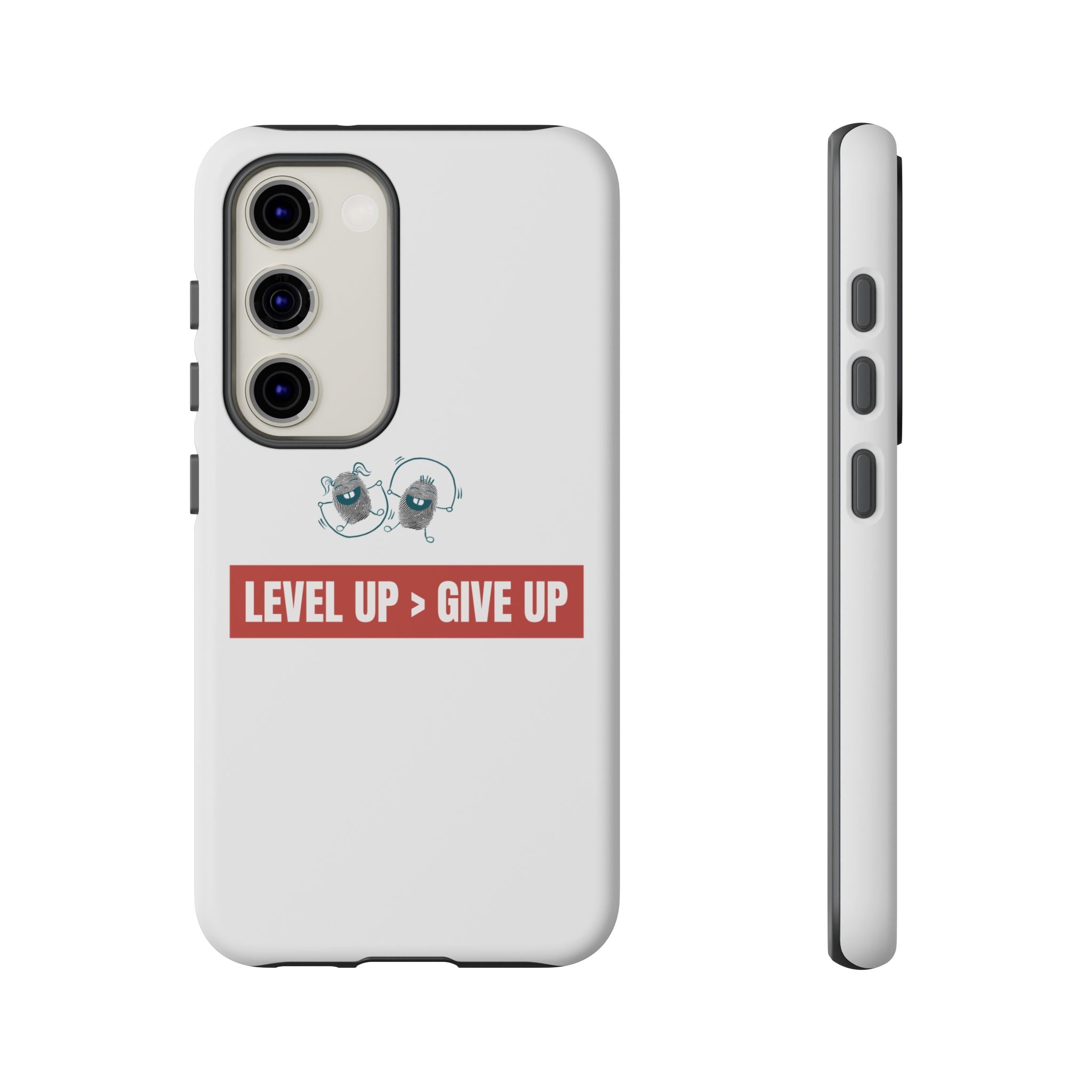 Tough Cases Phone Case, Motivational Gift for Gamers, Fitness Enthusiasts, Level Up Themed, Unique Phone Accessories, Work Hard Play Hard