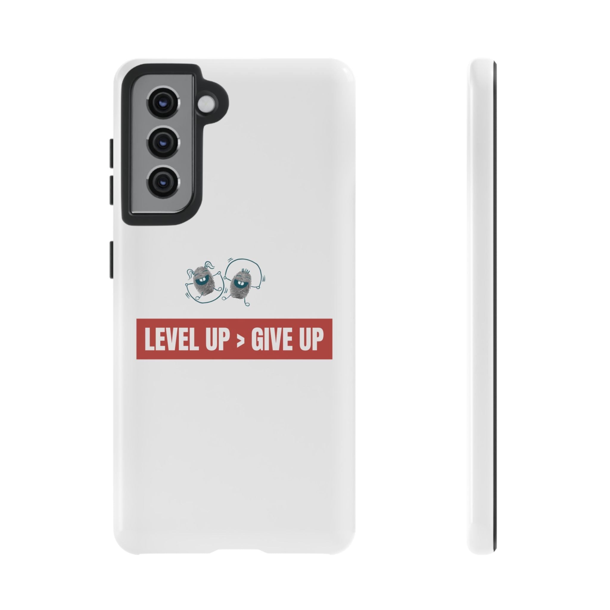 Tough Cases Phone Case, Motivational Gift for Gamers, Fitness Enthusiasts, Level Up Themed, Unique Phone Accessories, Work Hard Play Hard