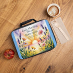 Inspirational Floral Lunch Bag - Motivational, Eco-Friendly, Cute Kids Accessory, Back to School Essential, Gift for Her