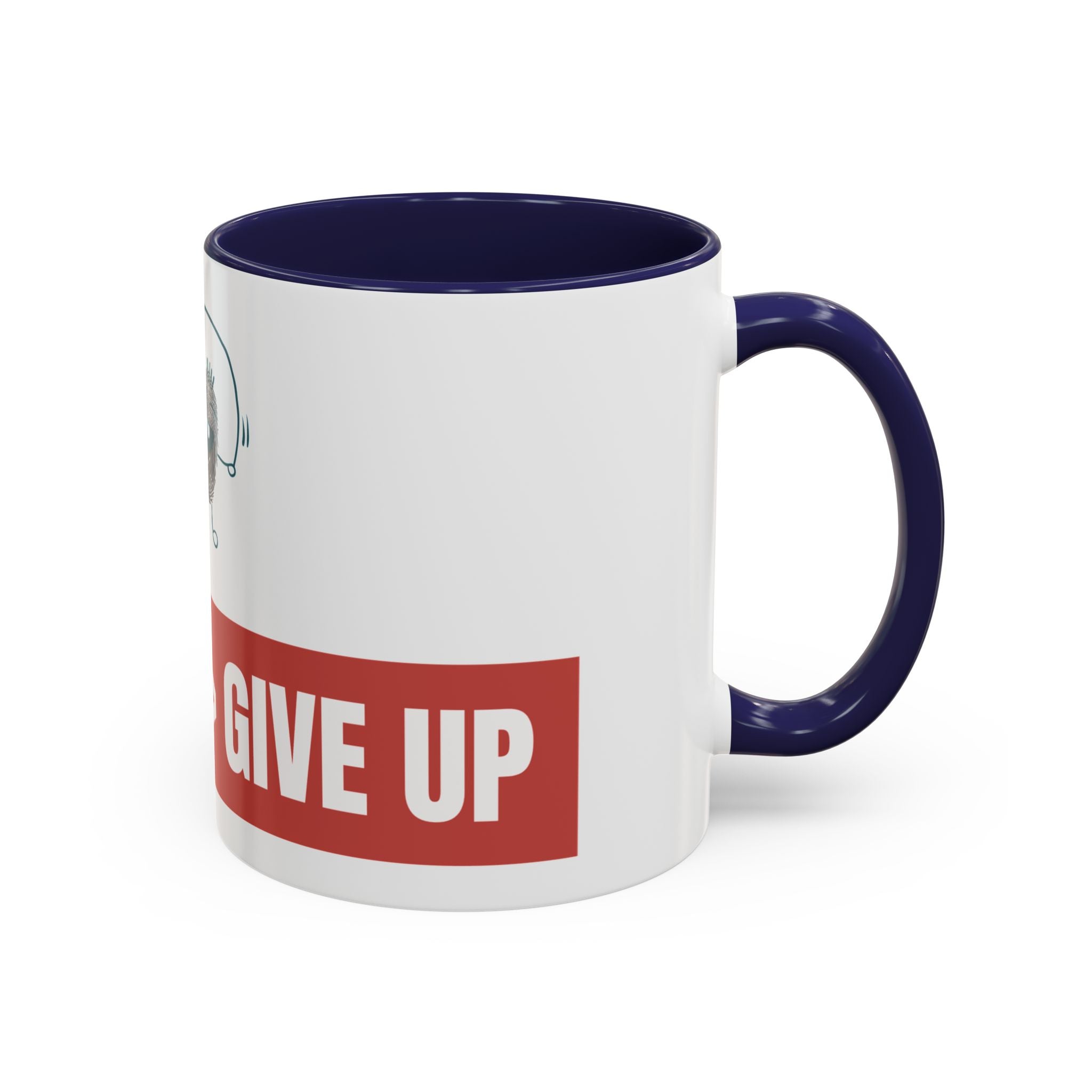 Motivational Accent Coffee Mug, Inspirational Gift for Friends, Office Mug, Positive Thinking, Encourage Success, Funny Coffee Cup