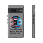 Inspirational Phone Case, Quote Phone Cover, Tough Phone Case, Motivational Cell Phone Accessory, Gift for Friends