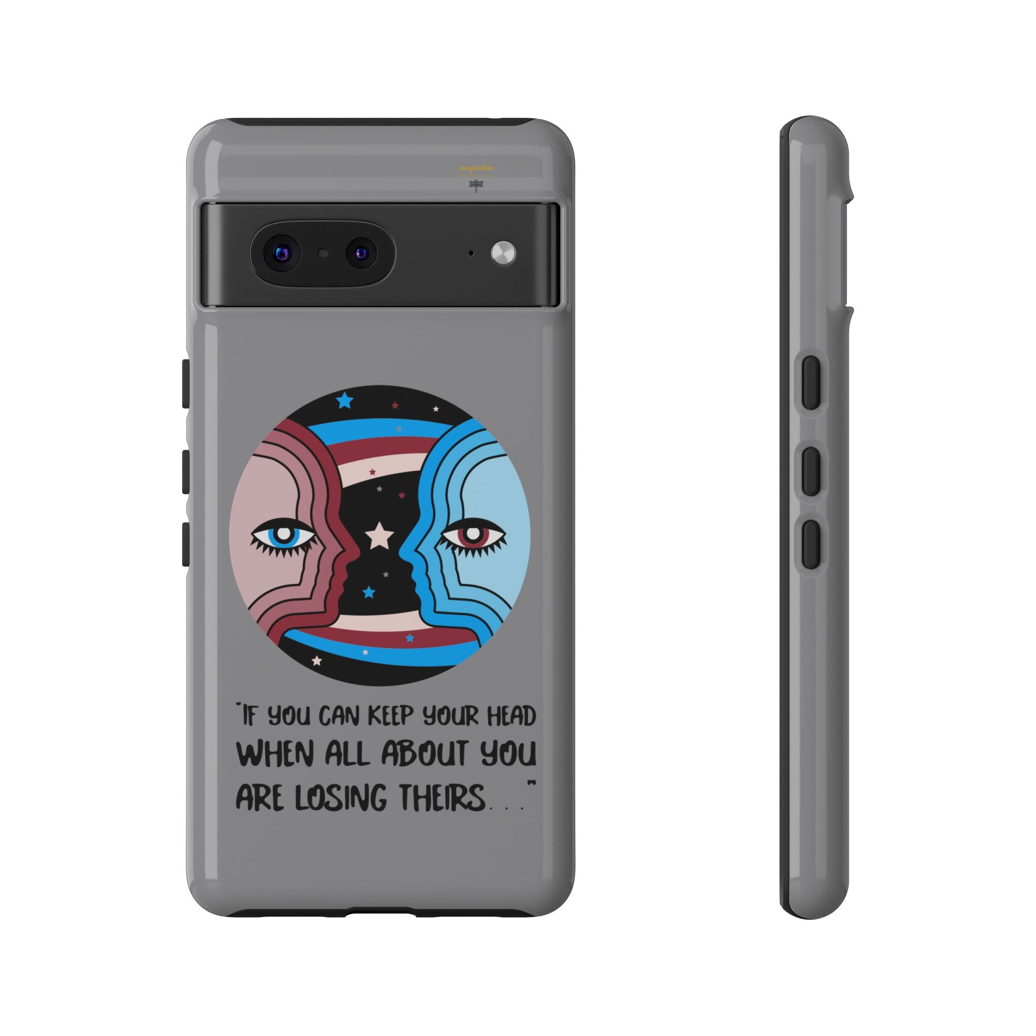 Inspirational Phone Case, Quote Phone Cover, Tough Phone Case, Motivational Cell Phone Accessory, Gift for Friends