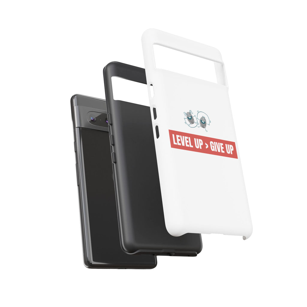 Tough Cases Phone Case, Motivational Gift for Gamers, Fitness Enthusiasts, Level Up Themed, Unique Phone Accessories, Work Hard Play Hard