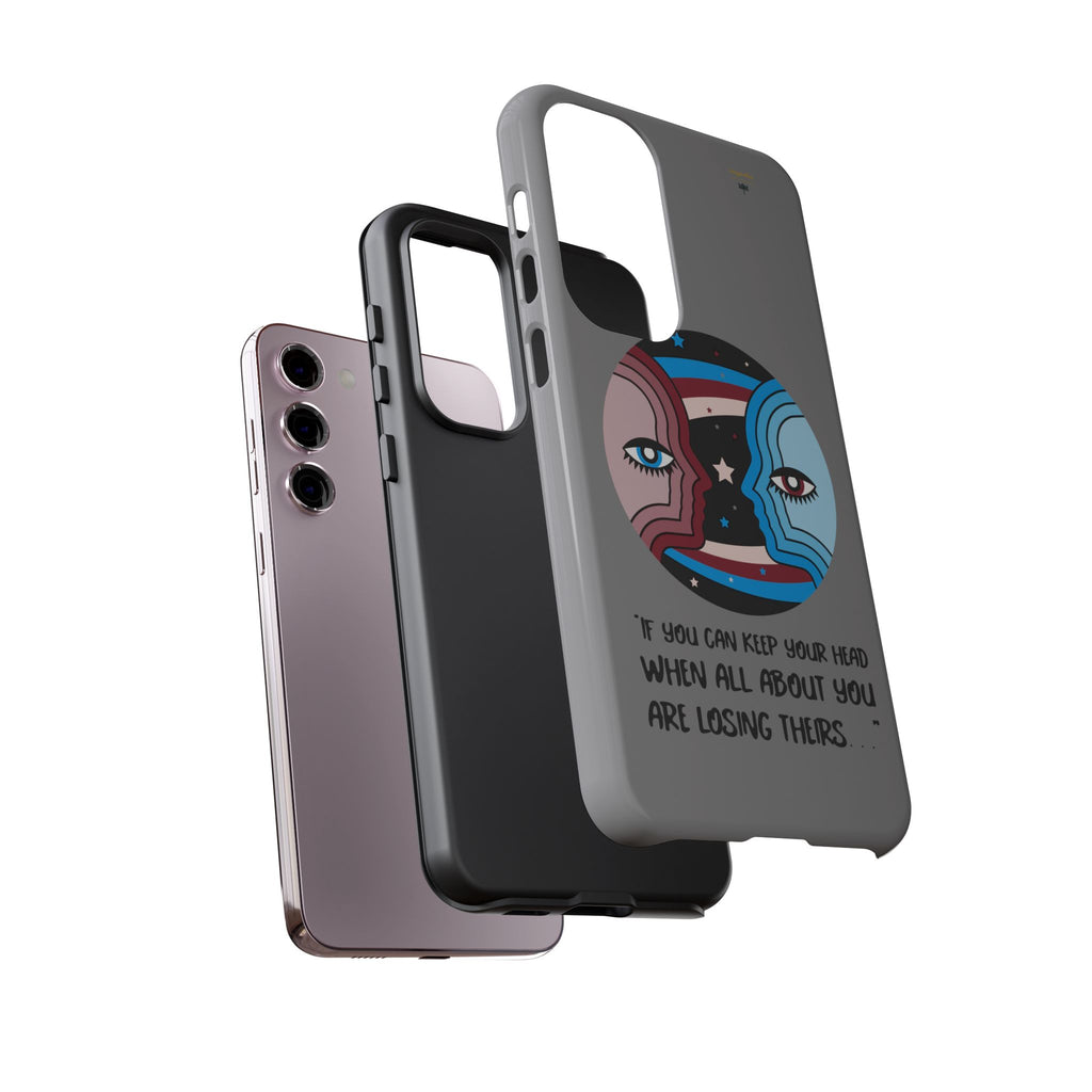 Inspirational Phone Case, Quote Phone Cover, Tough Phone Case, Motivational Cell Phone Accessory, Gift for Friends