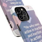 Inspirational Phone Case - Impact-Resistant Phone Cover, Motivational Gift, Quotes, Durable Phone Accessory, Unique Design
