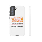 Tough Cases iPhone Case, Inspirational Phone Cover, Motivational Case, Self-Trust Gift, Unique Phone Accessory