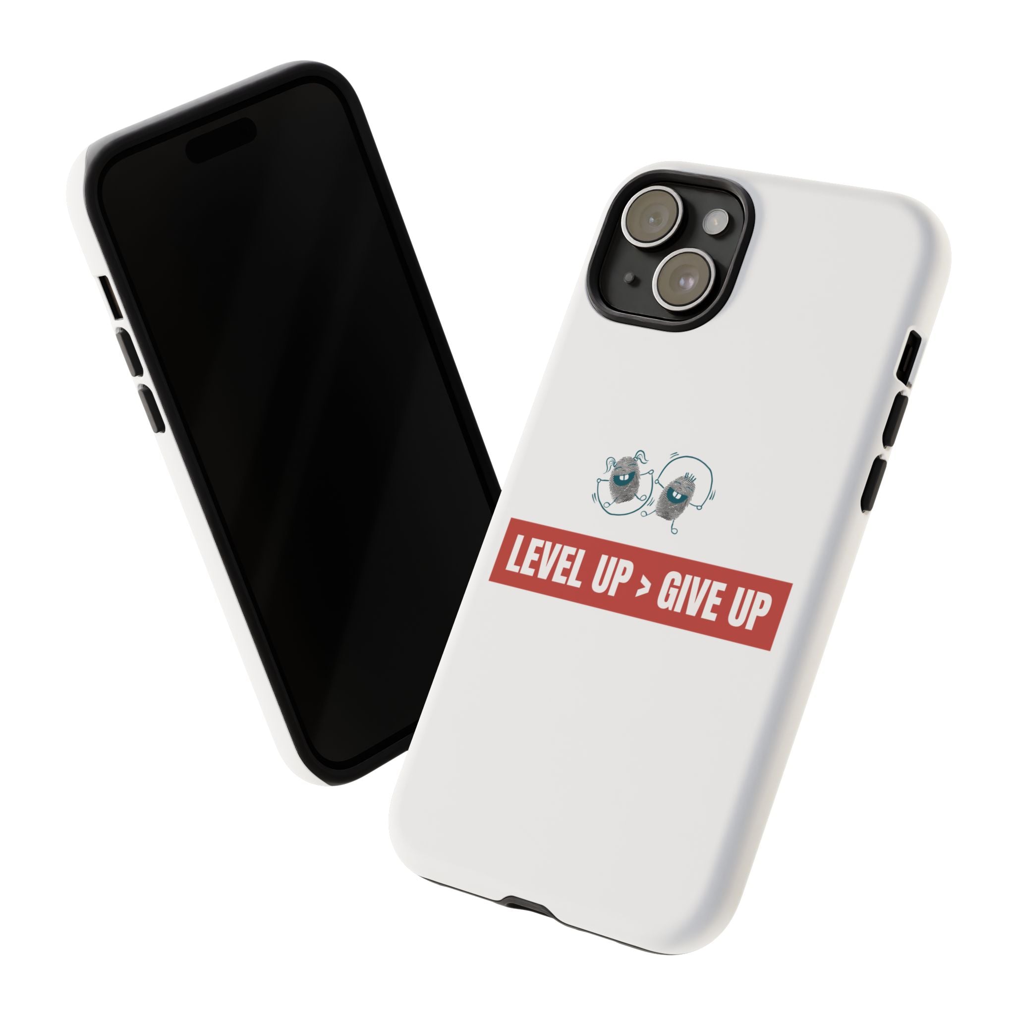 Tough Cases Phone Case, Motivational Gift for Gamers, Fitness Enthusiasts, Level Up Themed, Unique Phone Accessories, Work Hard Play Hard