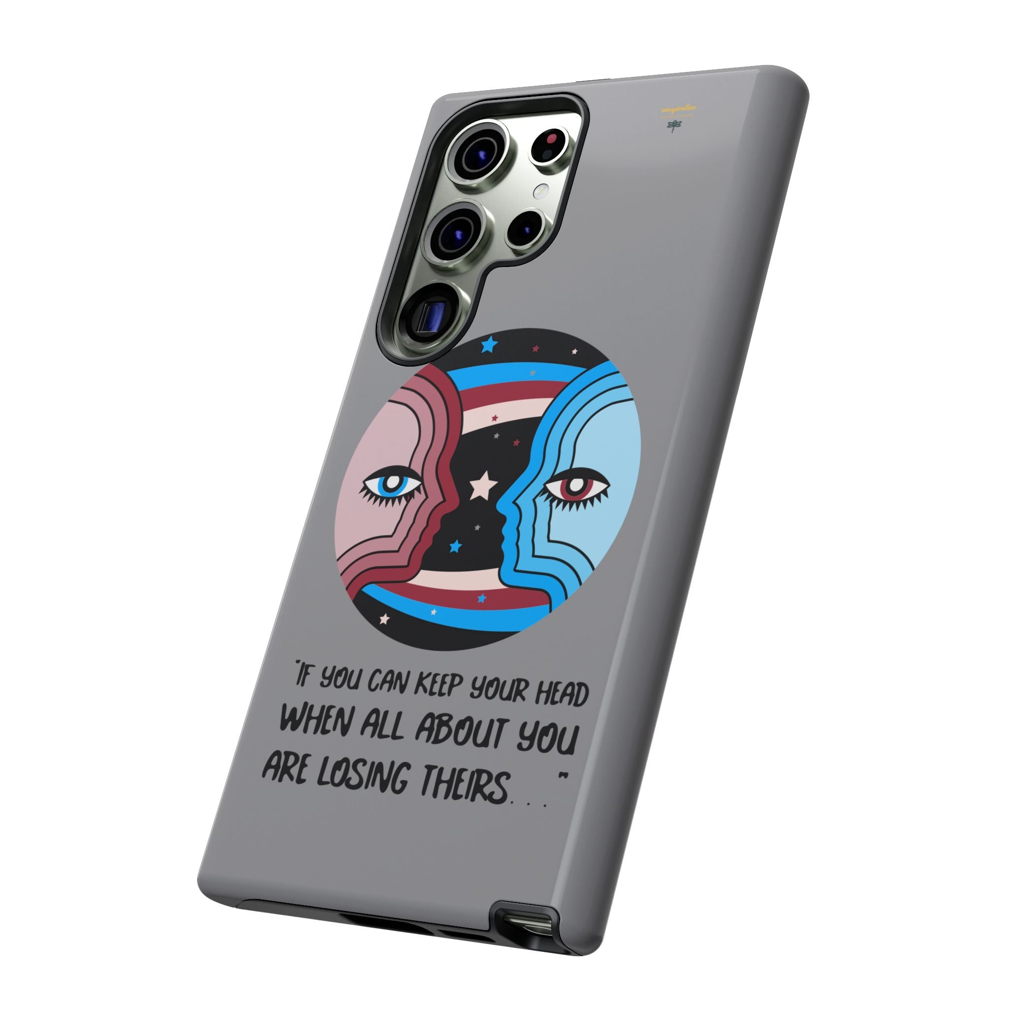 Inspirational Phone Case, Quote Phone Cover, Tough Phone Case, Motivational Cell Phone Accessory, Gift for Friends