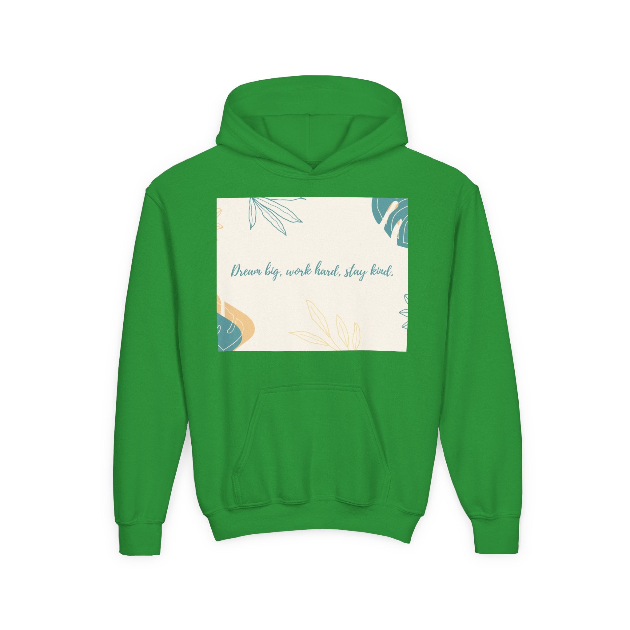 Inspiring Youth Hoodie - Dream Big, Work Hard, Stay Kind, Motivational Sweatshirt for Teens, Gift for Graduates, Inspirational [...]