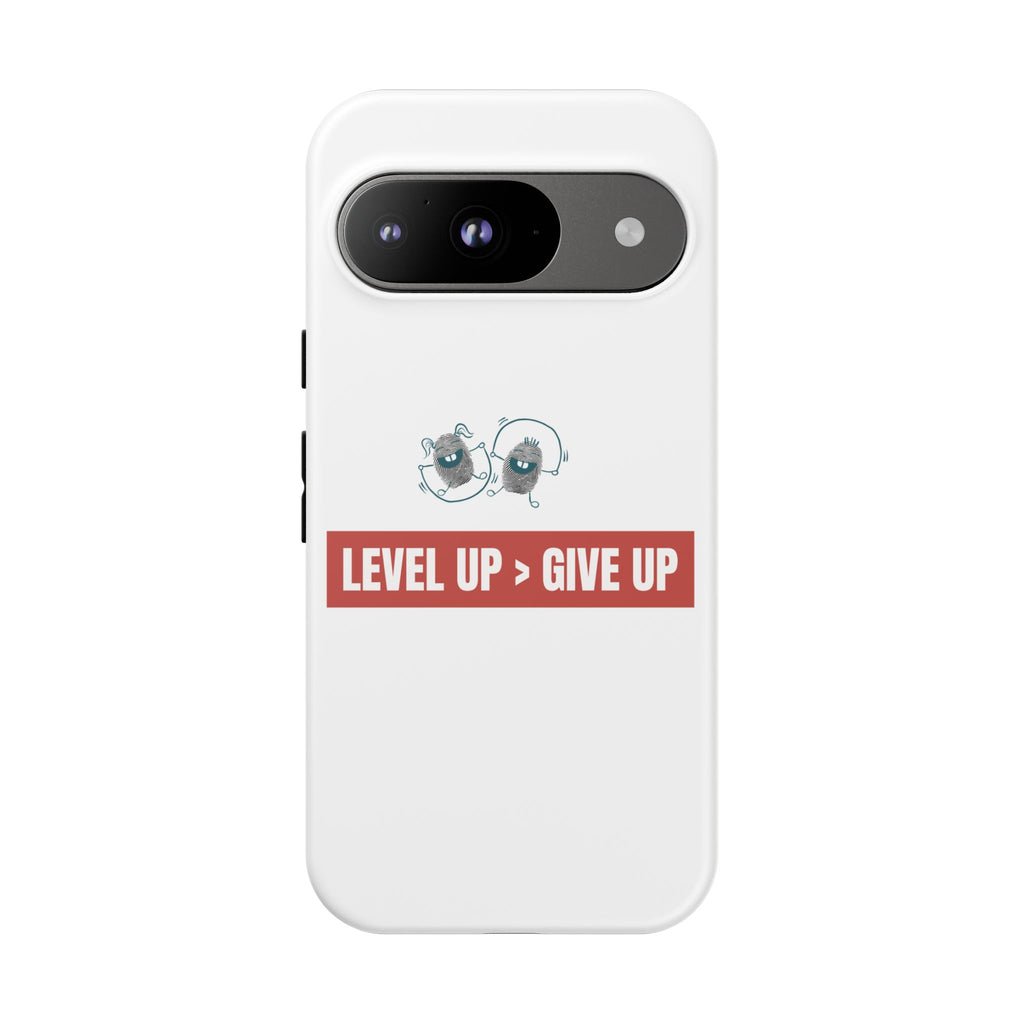 Tough Cases Phone Case, Motivational Gift for Gamers, Fitness Enthusiasts, Level Up Themed, Unique Phone Accessories, Work Hard Play Hard