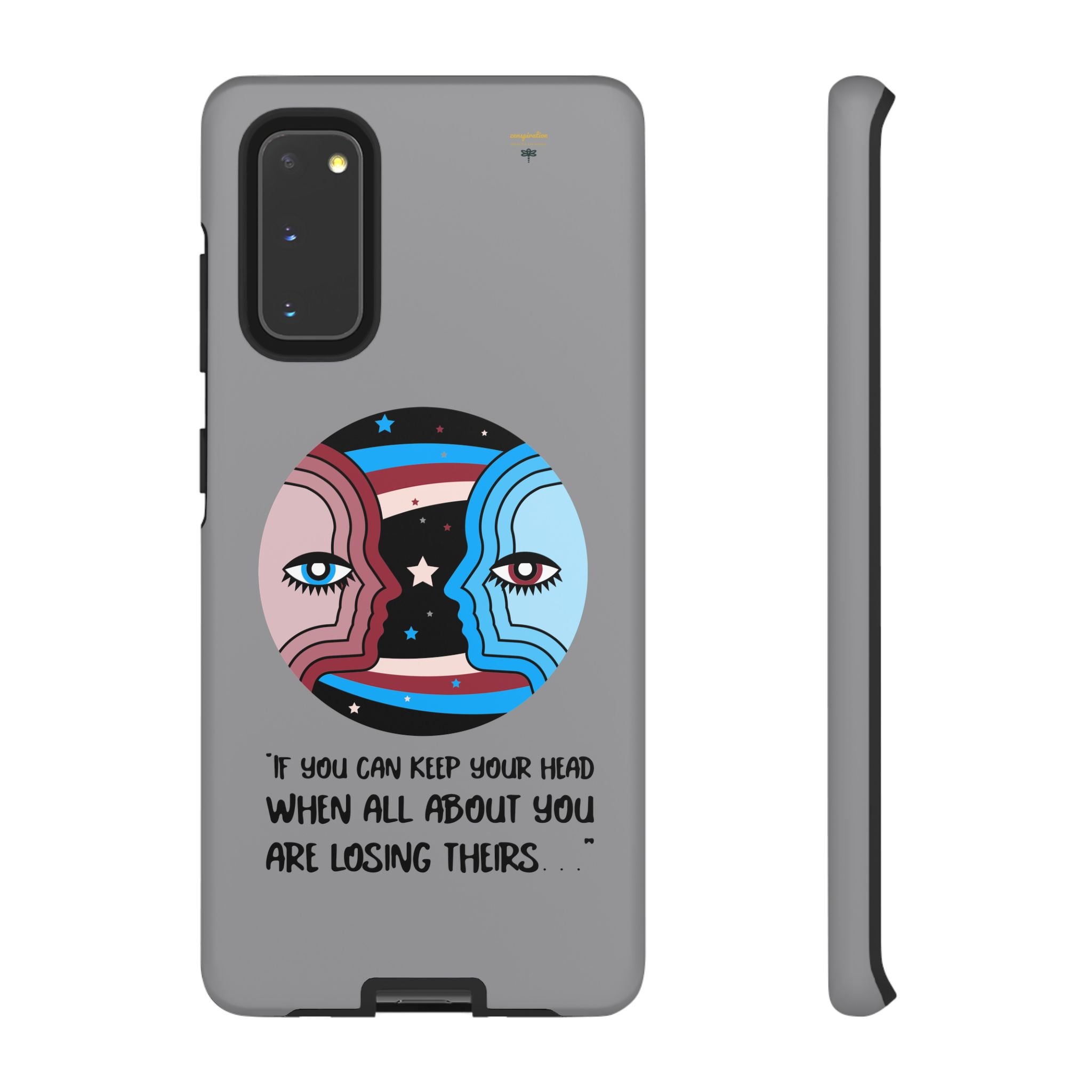 Inspirational Phone Case, Quote Phone Cover, Tough Phone Case, Motivational Cell Phone Accessory, Gift for Friends