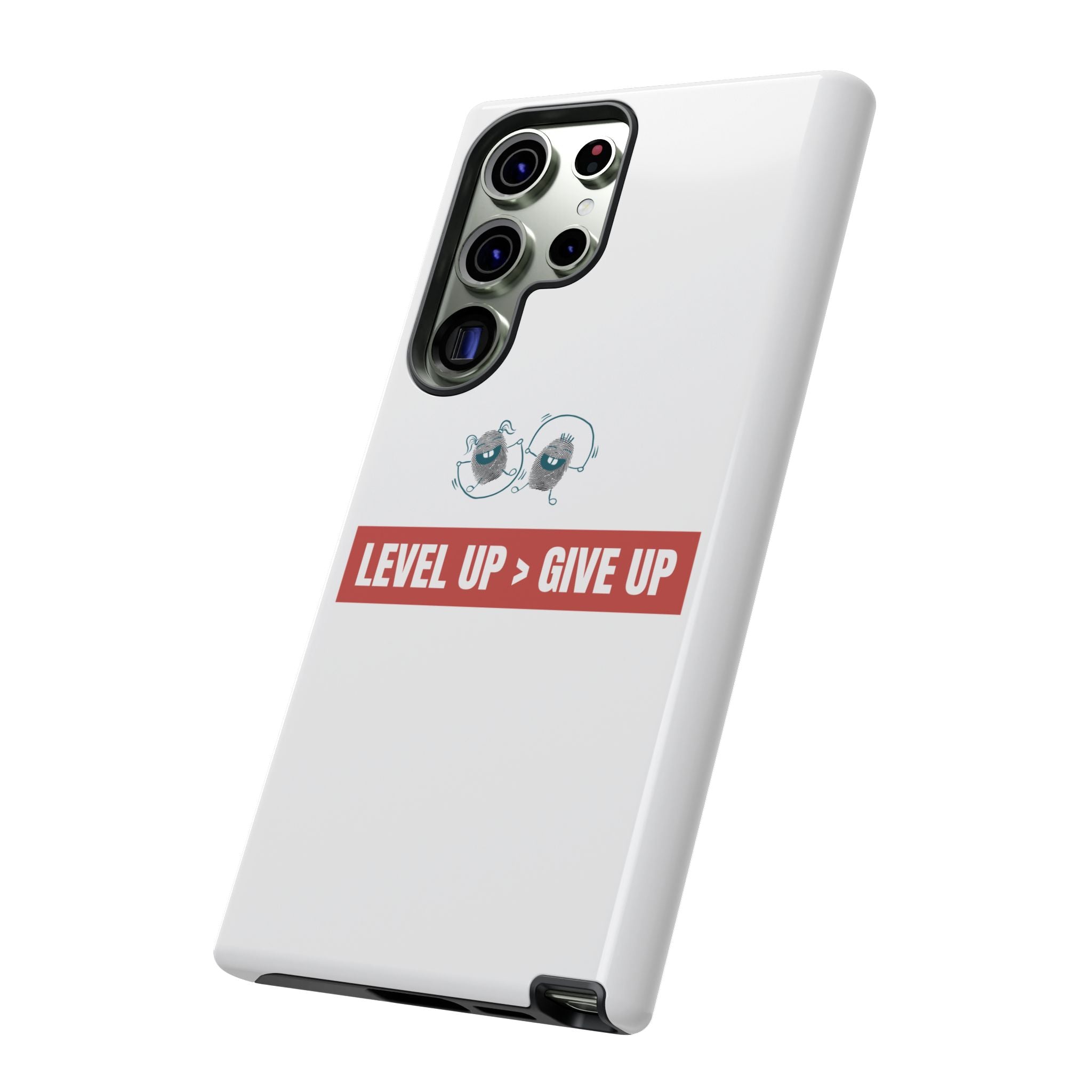 Tough Cases Phone Case, Motivational Gift for Gamers, Fitness Enthusiasts, Level Up Themed, Unique Phone Accessories, Work Hard Play Hard