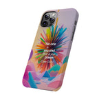 Inspirational Slim Phone Case - Dave Grohl Quote, Motivational Phone Accessory, Colorful Design, Gift for Friends, [...]