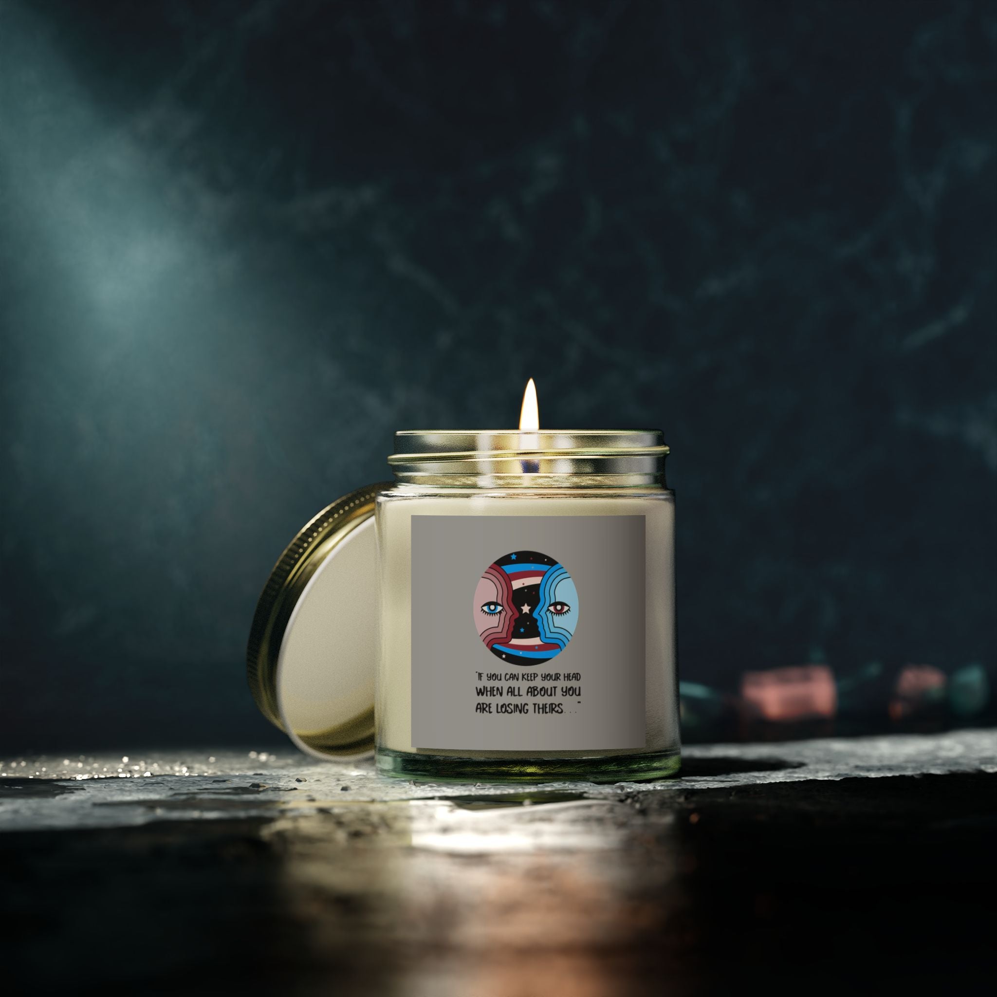 Scented Candles - Coconut Apricot Wax, Aromatic Relaxation, Gifts for Friends, Home Decor, Unique Candles, Mindfulness Moments