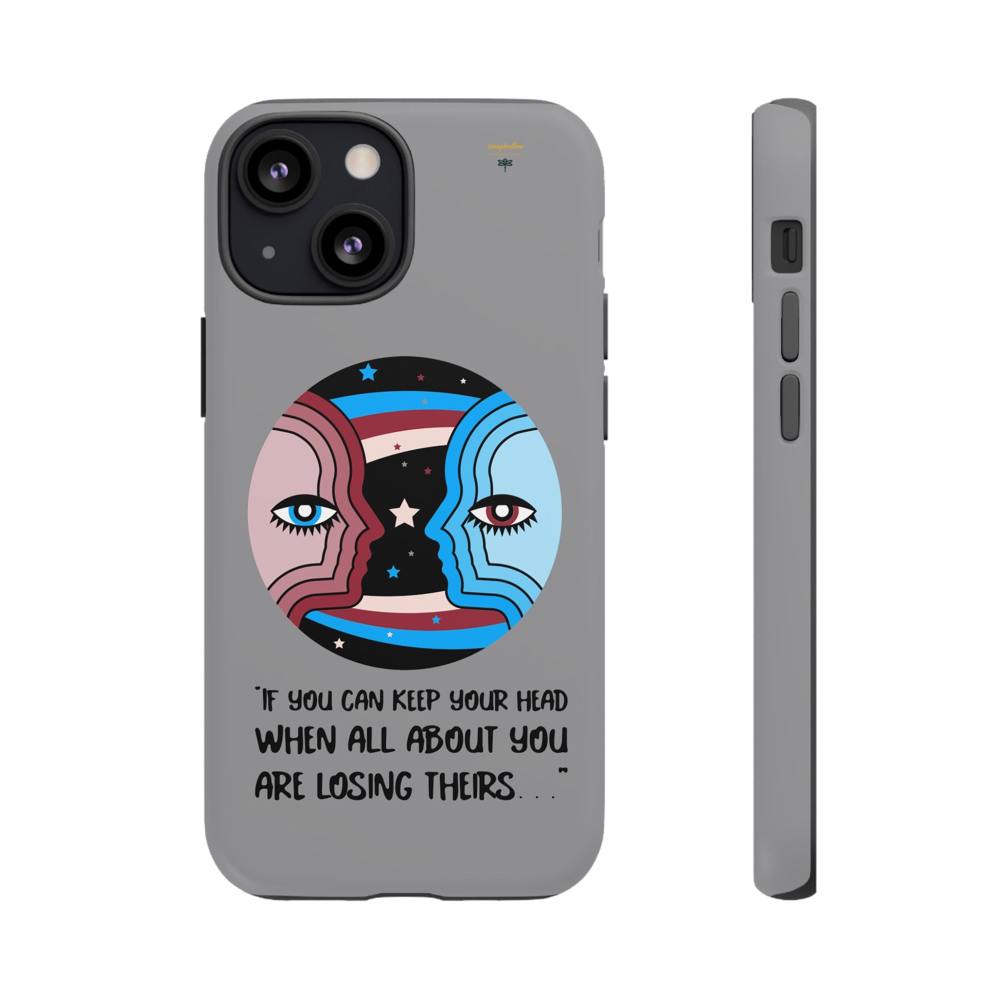 Inspirational Phone Case, Quote Phone Cover, Tough Phone Case, Motivational Cell Phone Accessory, Gift for Friends