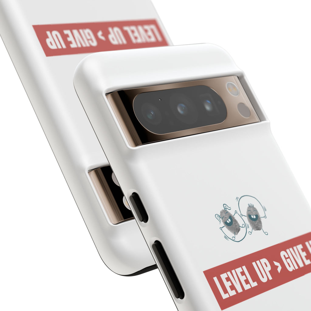 Tough Cases Phone Case, Motivational Gift for Gamers, Fitness Enthusiasts, Level Up Themed, Unique Phone Accessories, Work Hard Play Hard