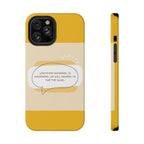 Optimistic Impact-Resistant Phone Case