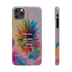Inspirational Slim Phone Case - Dave Grohl Quote, Motivational Phone Accessory, Colorful Design, Gift for Friends, [...]