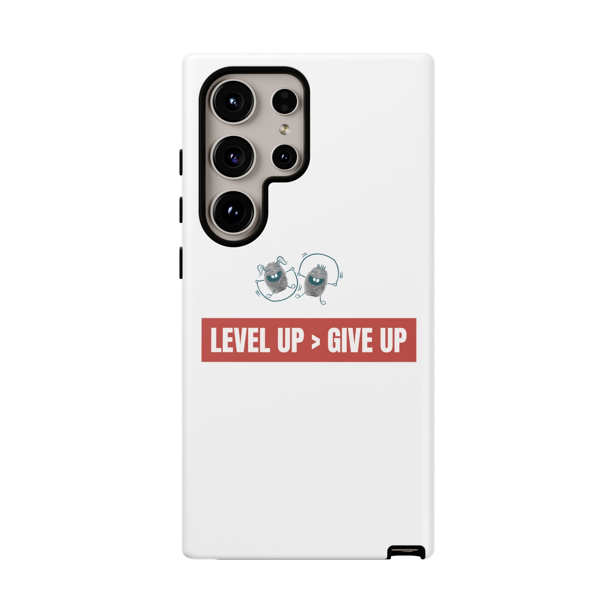 Tough Cases Phone Case, Motivational Gift for Gamers, Fitness Enthusiasts, Level Up Themed, Unique Phone Accessories, Work Hard Play Hard