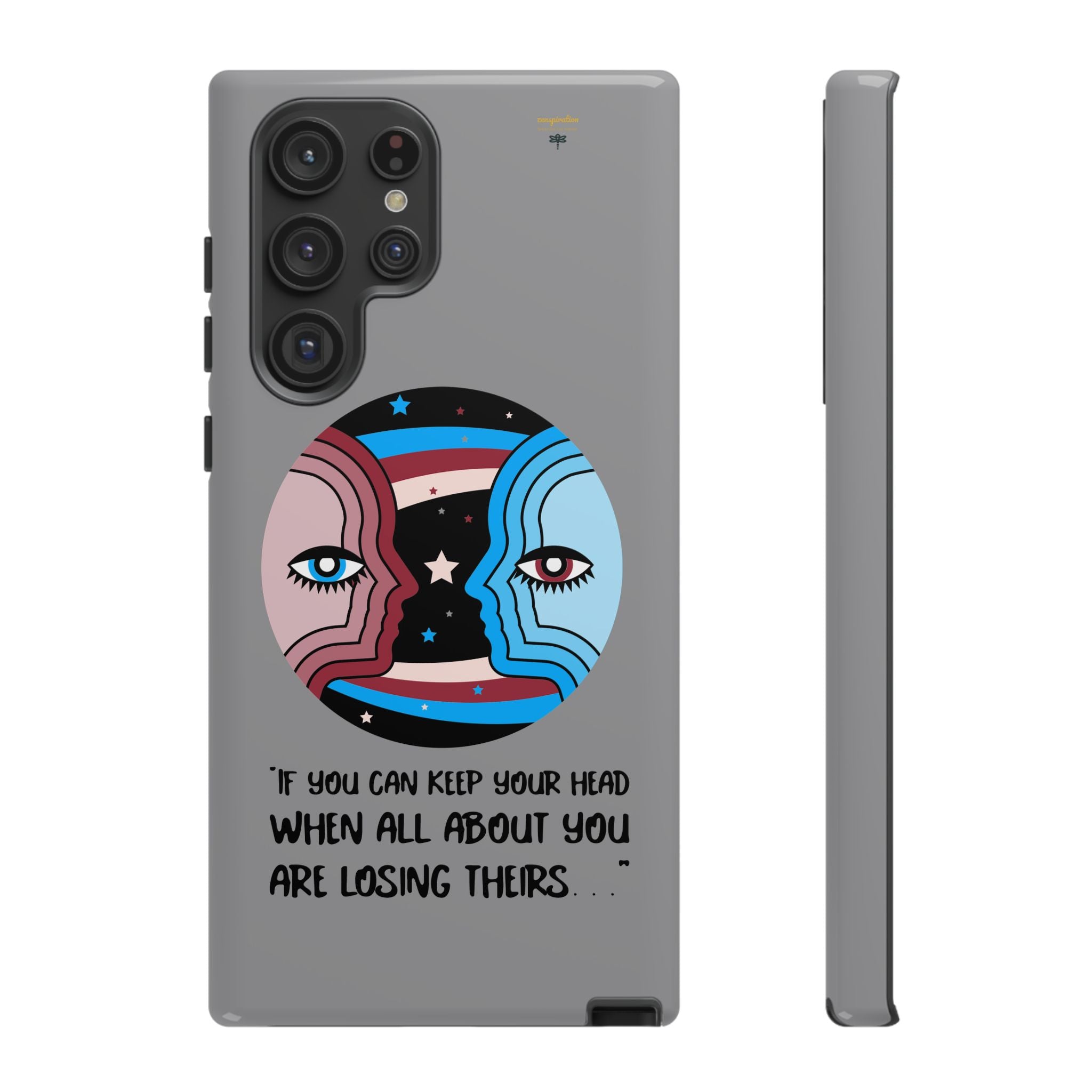 Inspirational Phone Case, Quote Phone Cover, Tough Phone Case, Motivational Cell Phone Accessory, Gift for Friends