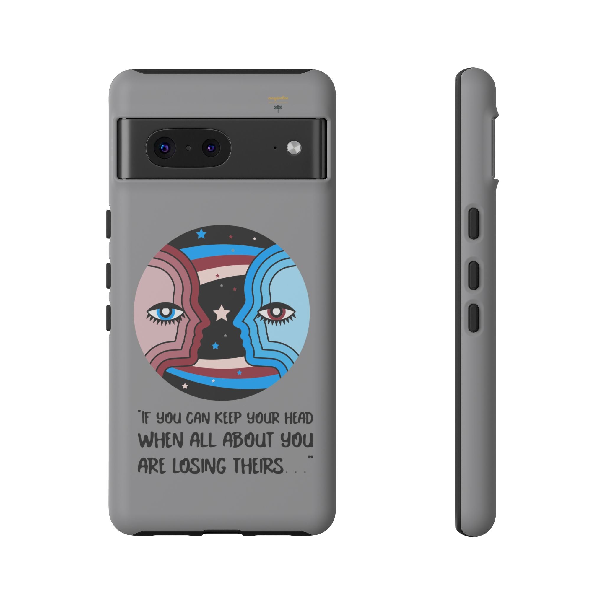 Inspirational Phone Case, Quote Phone Cover, Tough Phone Case, Motivational Cell Phone Accessory, Gift for Friends