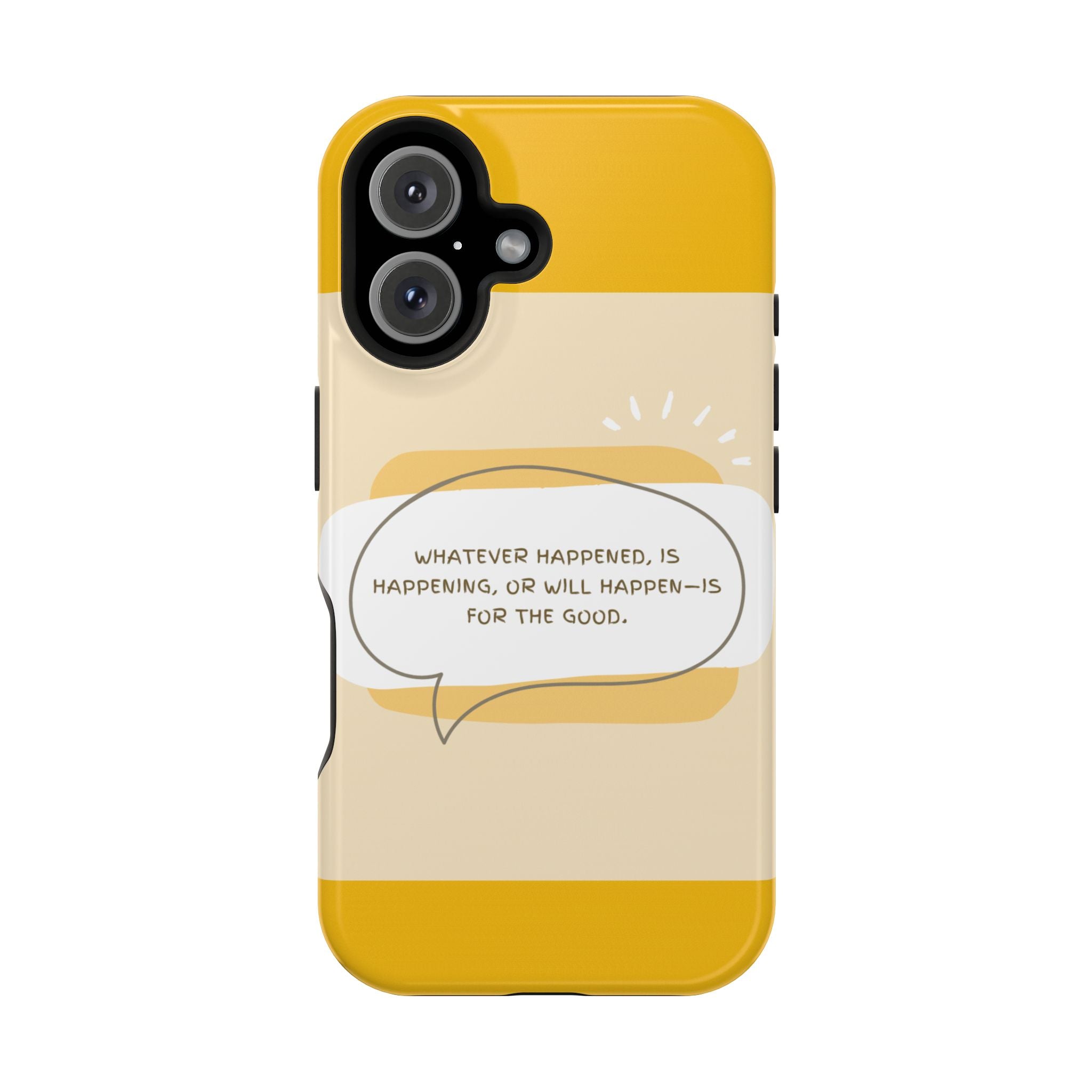 Optimistic Impact-Resistant Phone Case
