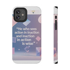 Inspirational Phone Case - Impact-Resistant Phone Cover, Motivational Gift, Quotes, Durable Phone Accessory, Unique Design