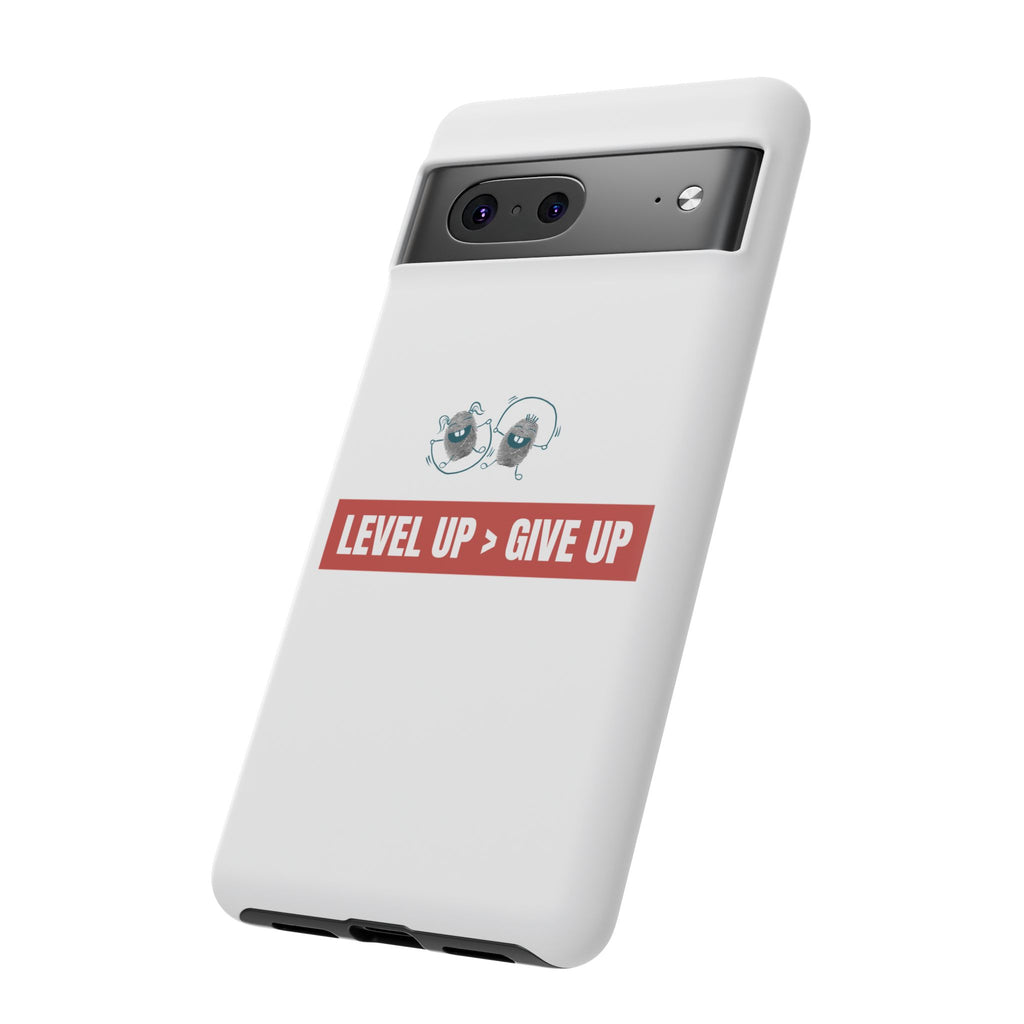 Tough Cases Phone Case, Motivational Gift for Gamers, Fitness Enthusiasts, Level Up Themed, Unique Phone Accessories, Work Hard Play Hard