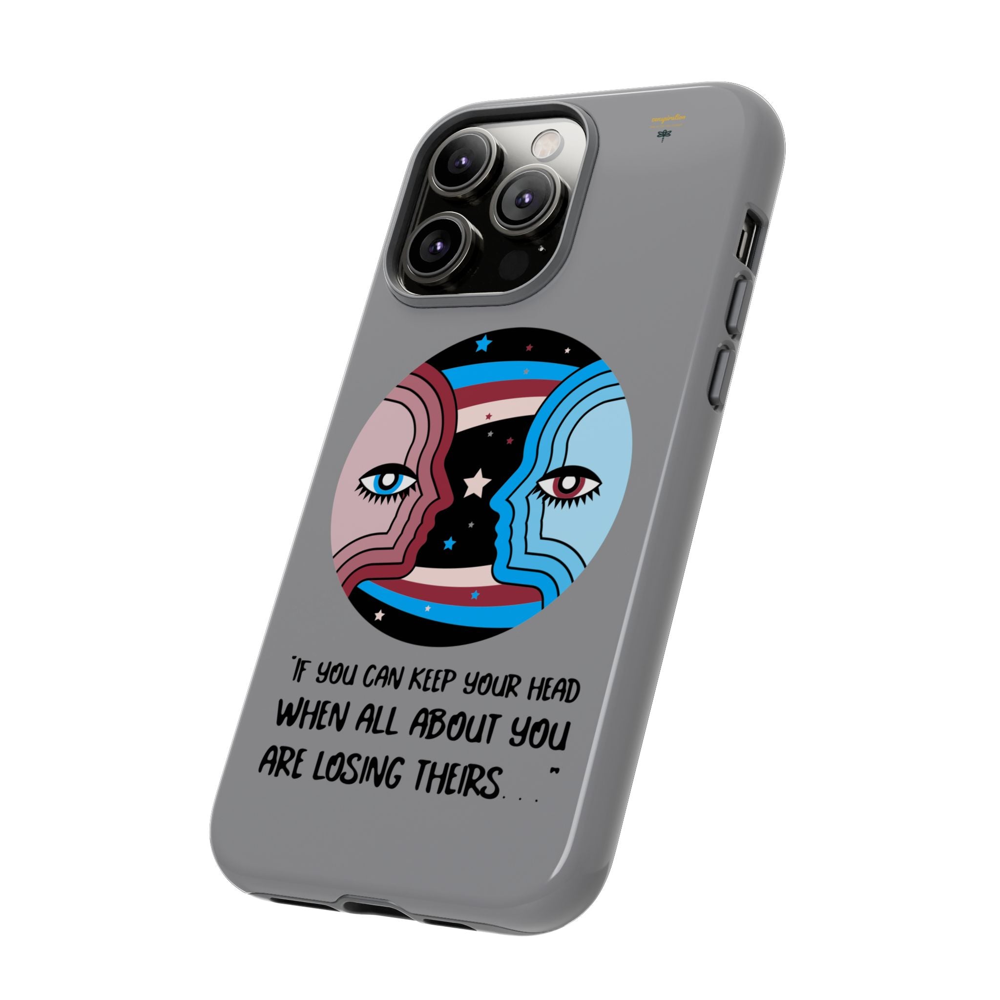 Inspirational Phone Case, Quote Phone Cover, Tough Phone Case, Motivational Cell Phone Accessory, Gift for Friends