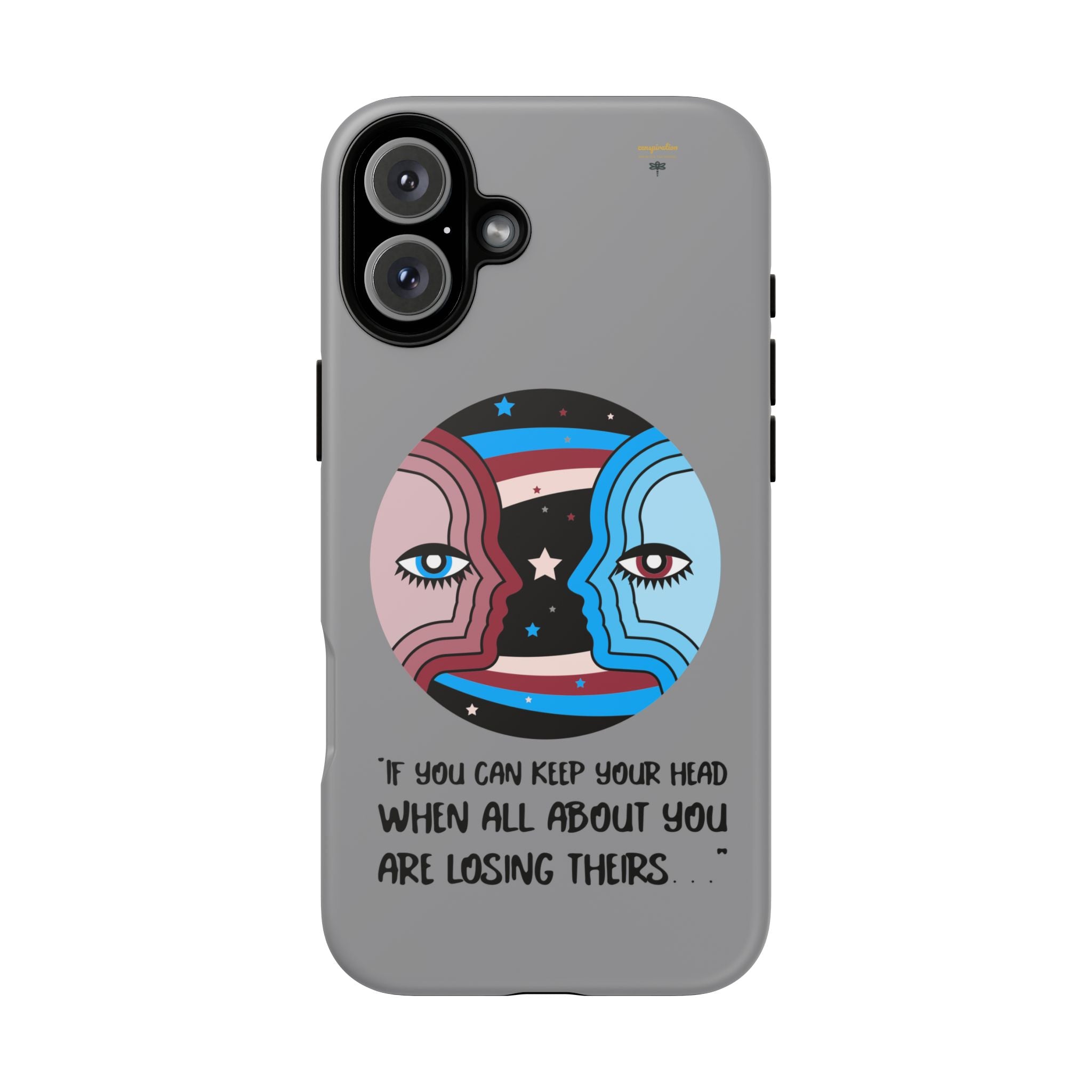 Inspirational Phone Case, Quote Phone Cover, Tough Phone Case, Motivational Cell Phone Accessory, Gift for Friends