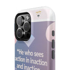 Inspirational Phone Case - Impact-Resistant Phone Cover, Motivational Gift, Quotes, Durable Phone Accessory, Unique Design