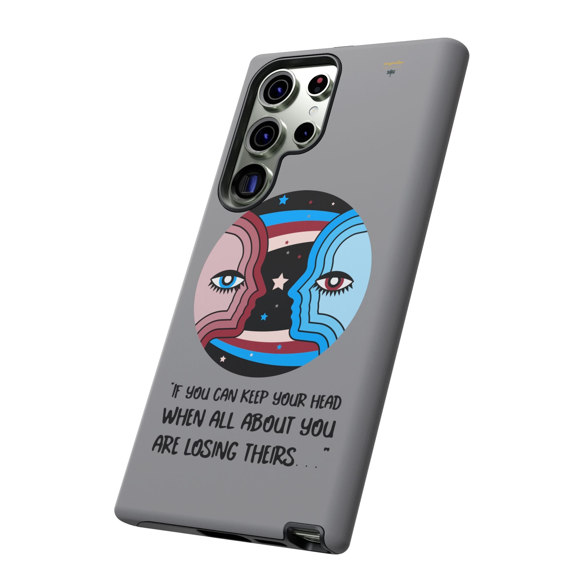 Inspirational Phone Case, Quote Phone Cover, Tough Phone Case, Motivational Cell Phone Accessory, Gift for Friends