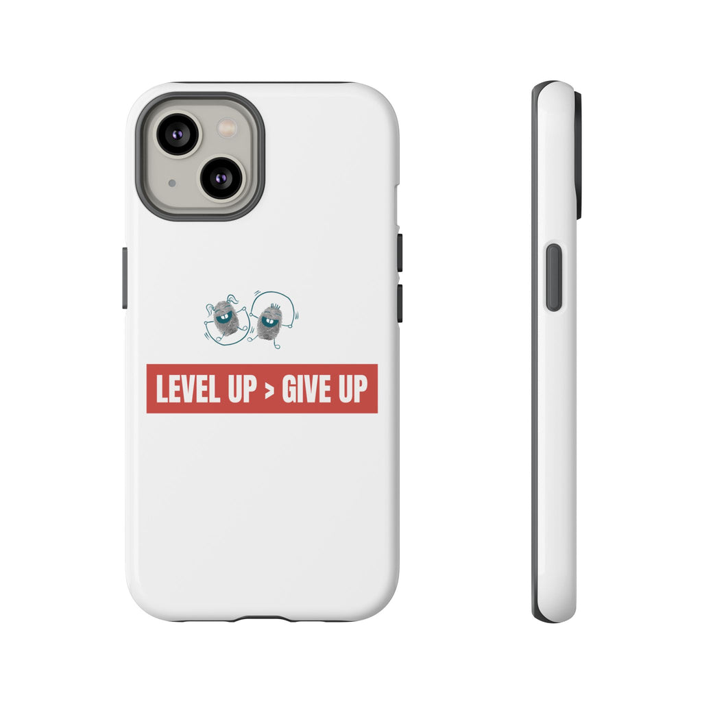 Tough Cases Phone Case, Motivational Gift for Gamers, Fitness Enthusiasts, Level Up Themed, Unique Phone Accessories, Work Hard Play Hard