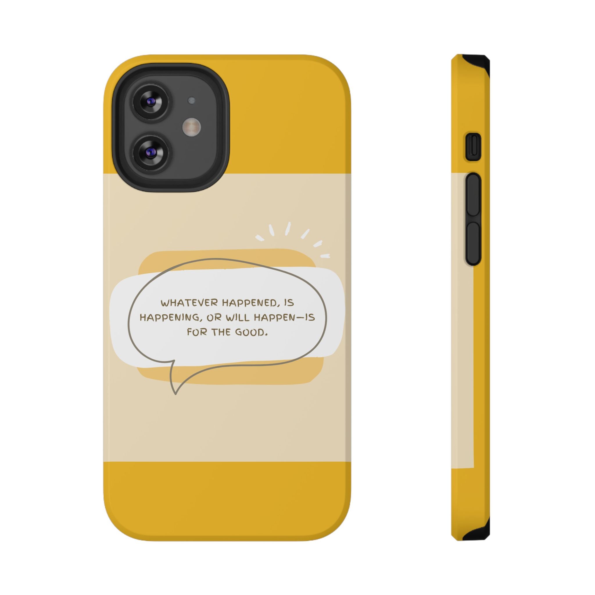 Optimistic Impact-Resistant Phone Case