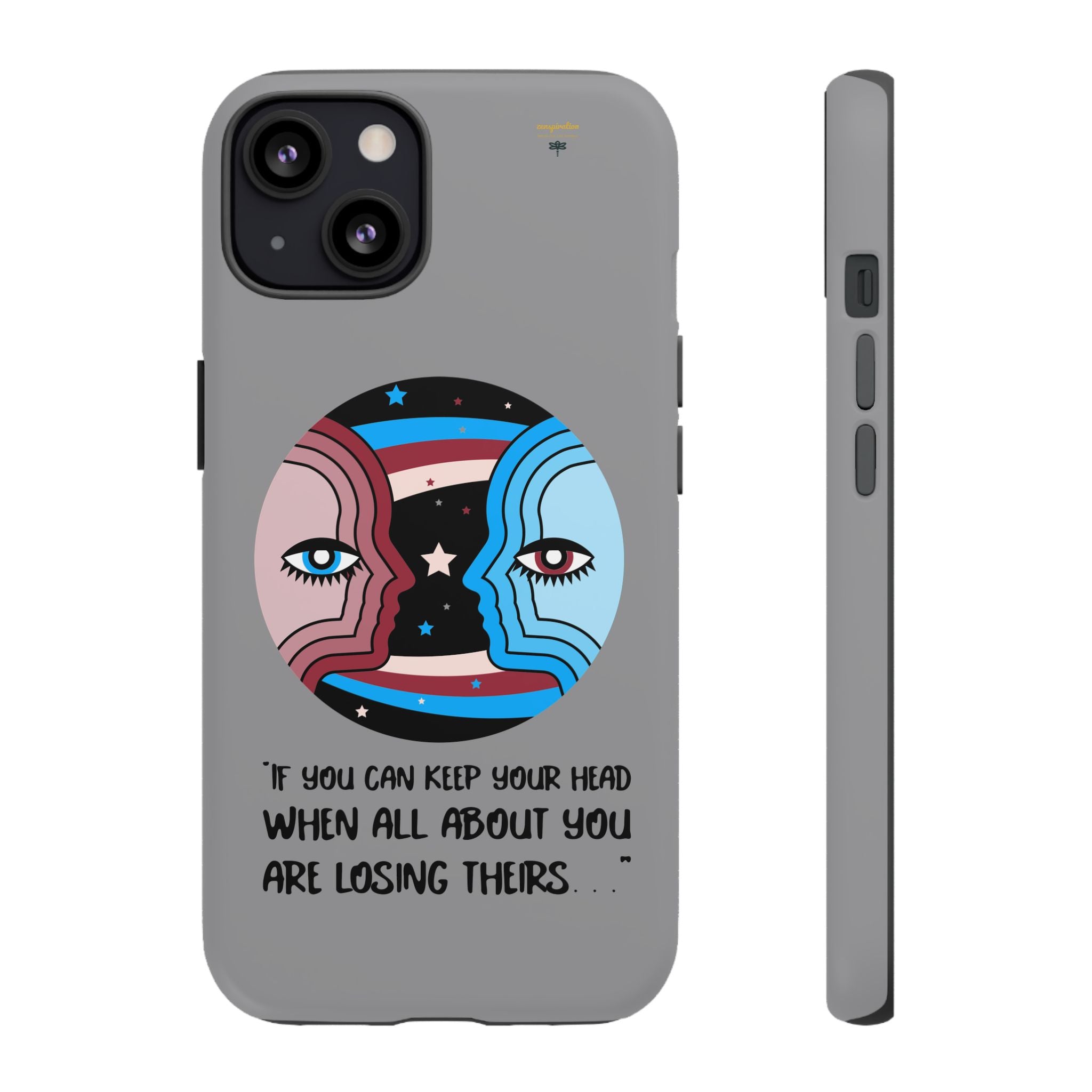 Inspirational Phone Case, Quote Phone Cover, Tough Phone Case, Motivational Cell Phone Accessory, Gift for Friends
