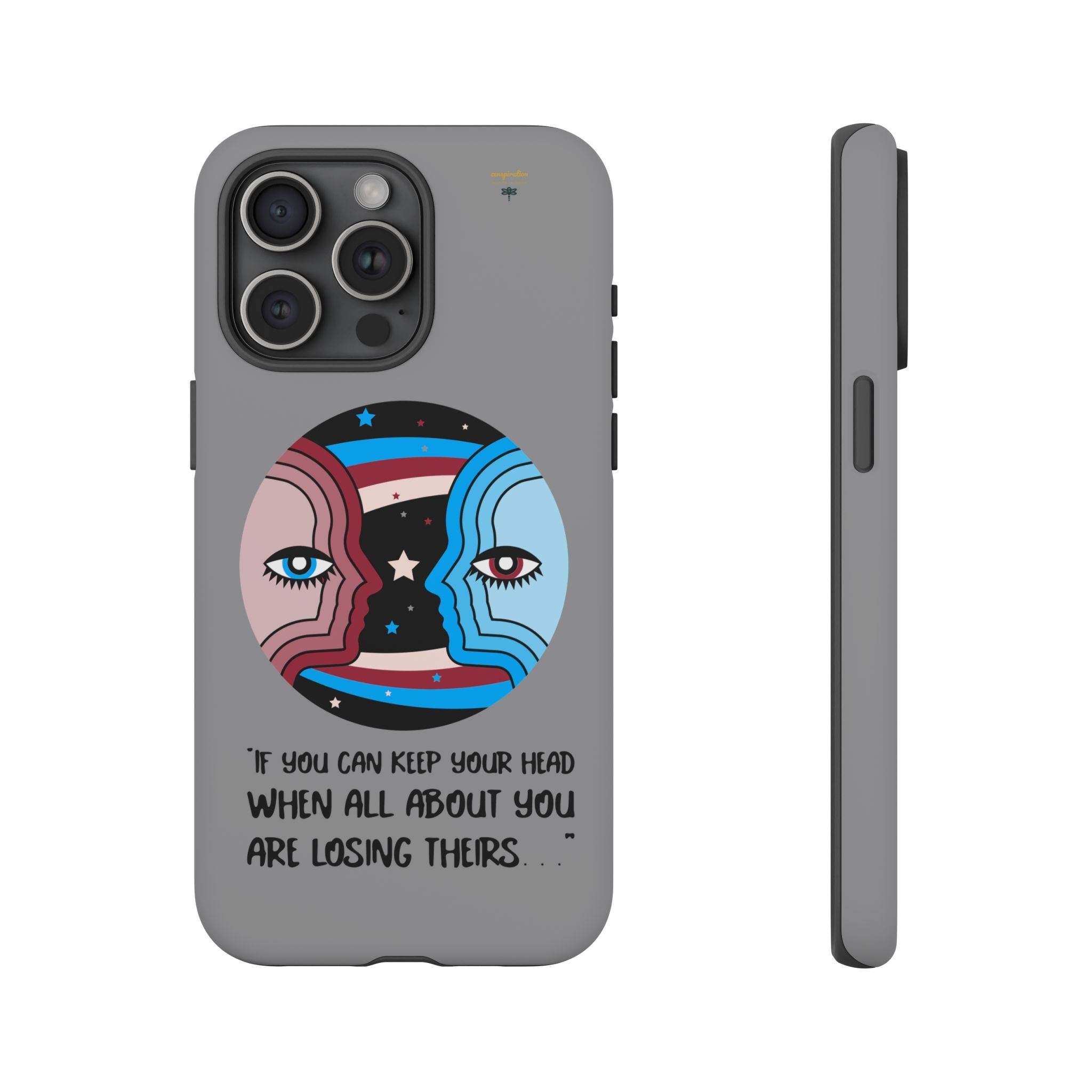 Inspirational Phone Case, Quote Phone Cover, Tough Phone Case, Motivational Cell Phone Accessory, Gift for Friends