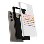 Tough Cases iPhone Case, Inspirational Phone Cover, Motivational Case, Self-Trust Gift, Unique Phone Accessory