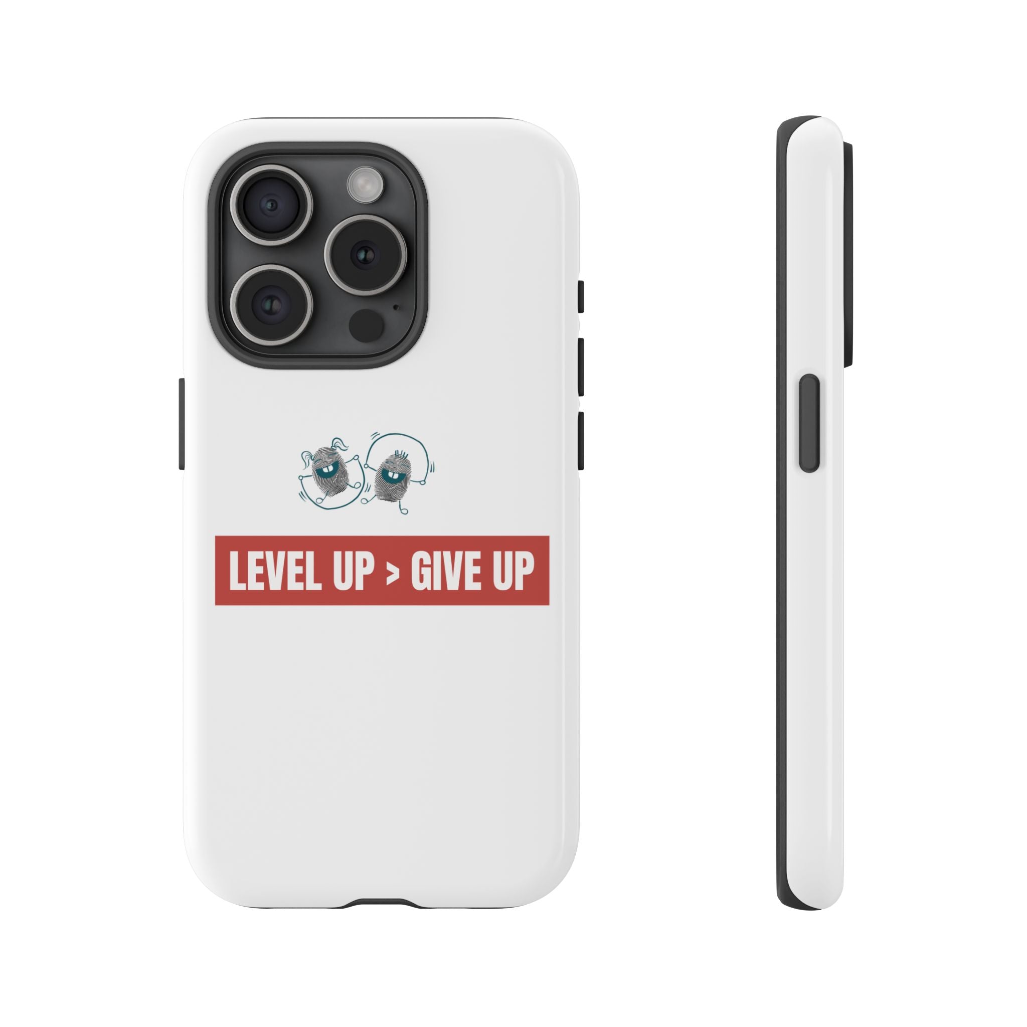 Tough Cases Phone Case, Motivational Gift for Gamers, Fitness Enthusiasts, Level Up Themed, Unique Phone Accessories, Work Hard Play Hard